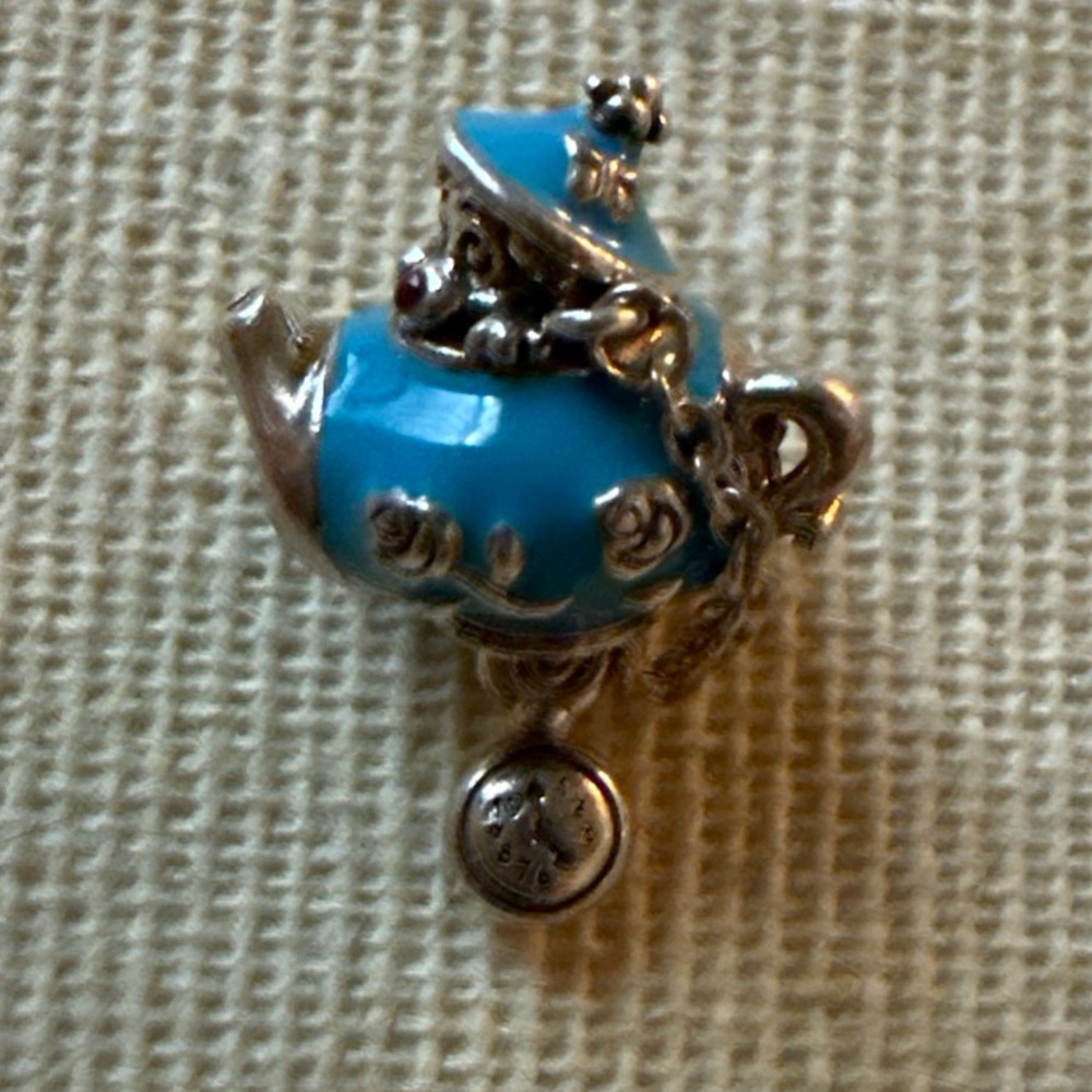 Pandora Disney Alice Dorner Mouse Unbirthday Teapot